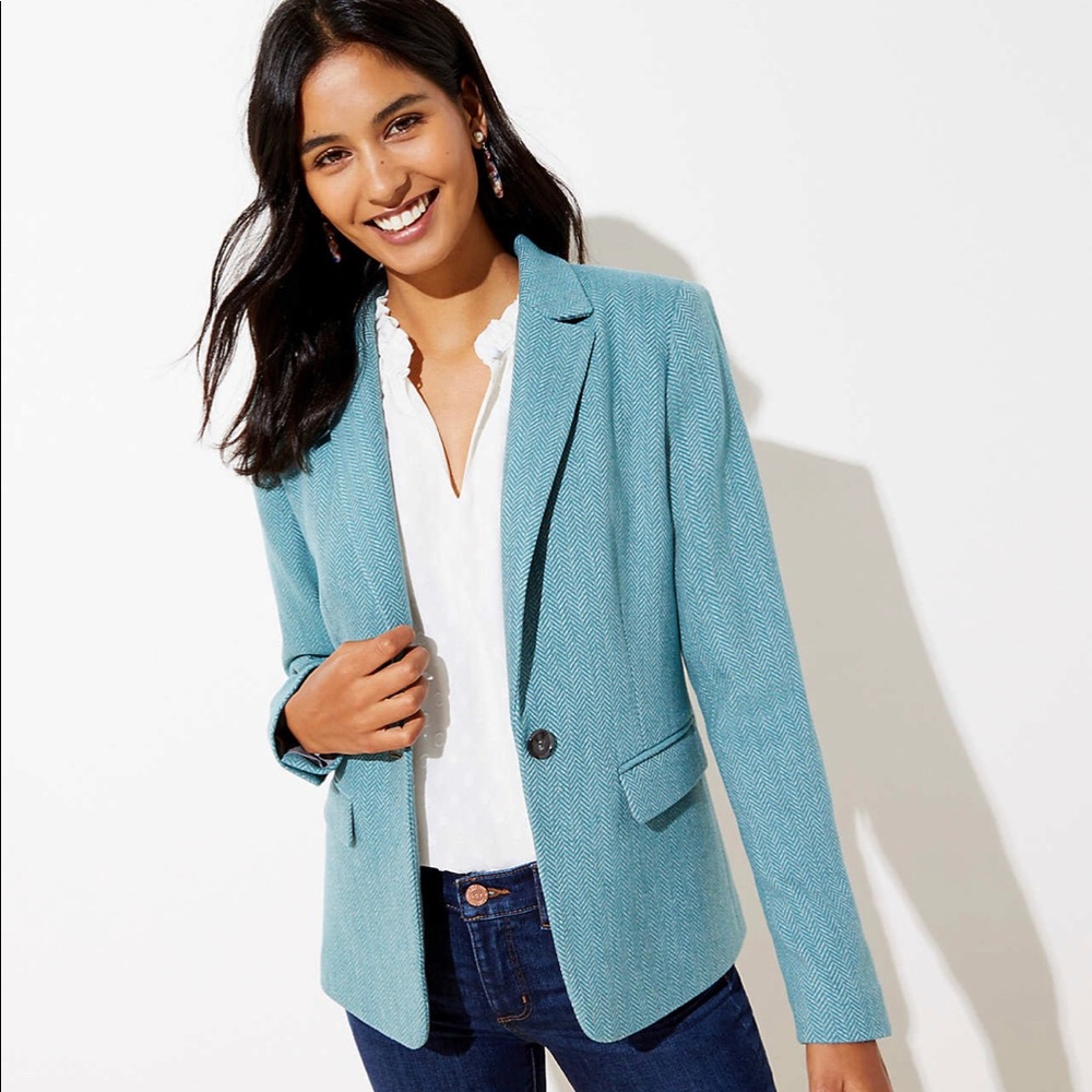 LOFT Teal Blazer